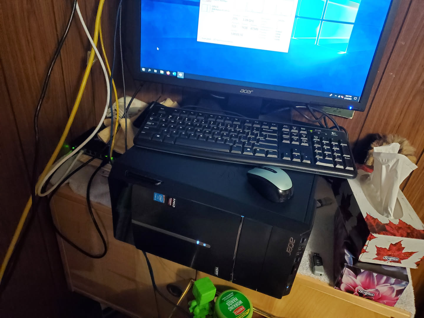 old acer desktop computer setup